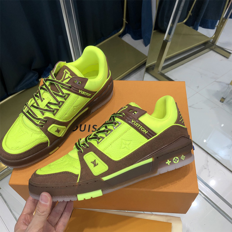 Louis Vuitton Trainer Sneaker Yellow - EUR FASHION