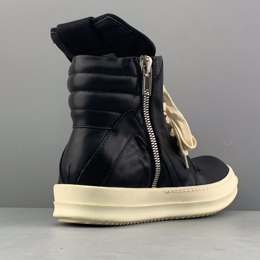 Rick Owens Geobasket High-Top Sneakers Black - EUR FASHION