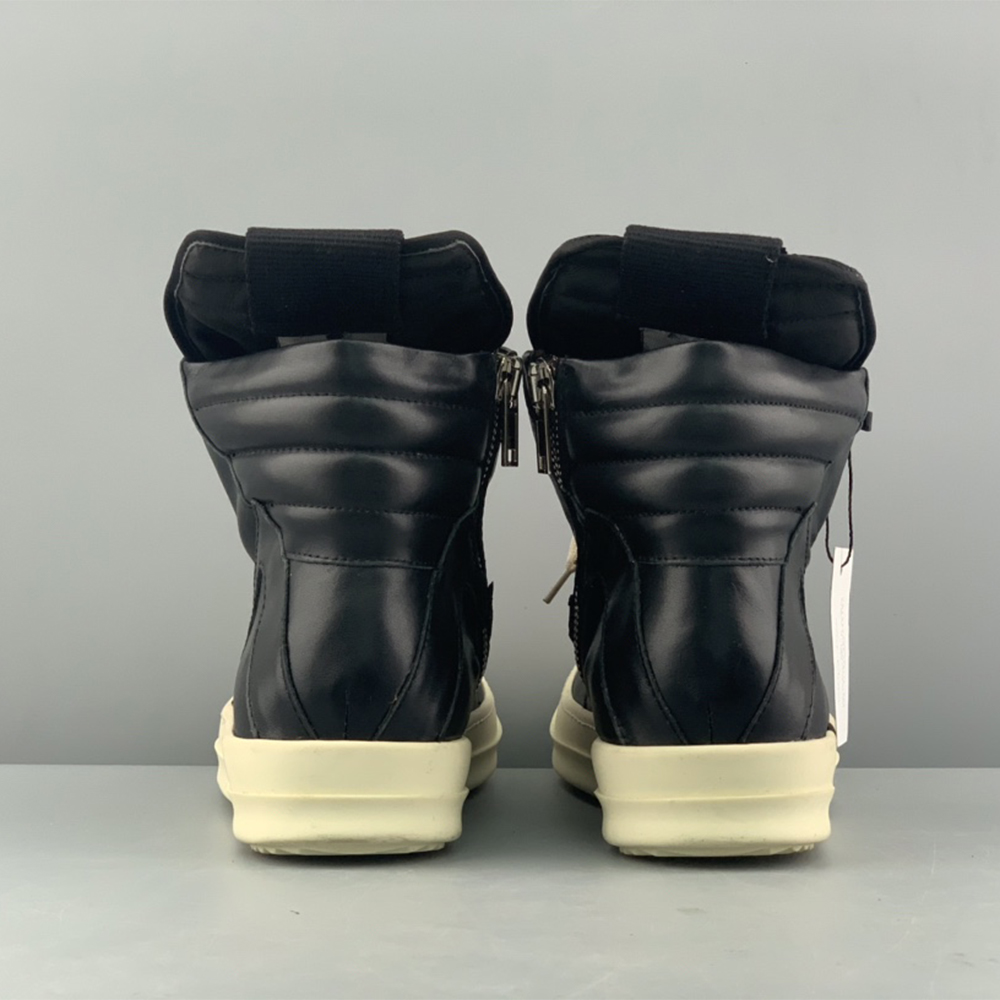 Rick Owens Geobasket High-Top Sneakers Black - EUR FASHION