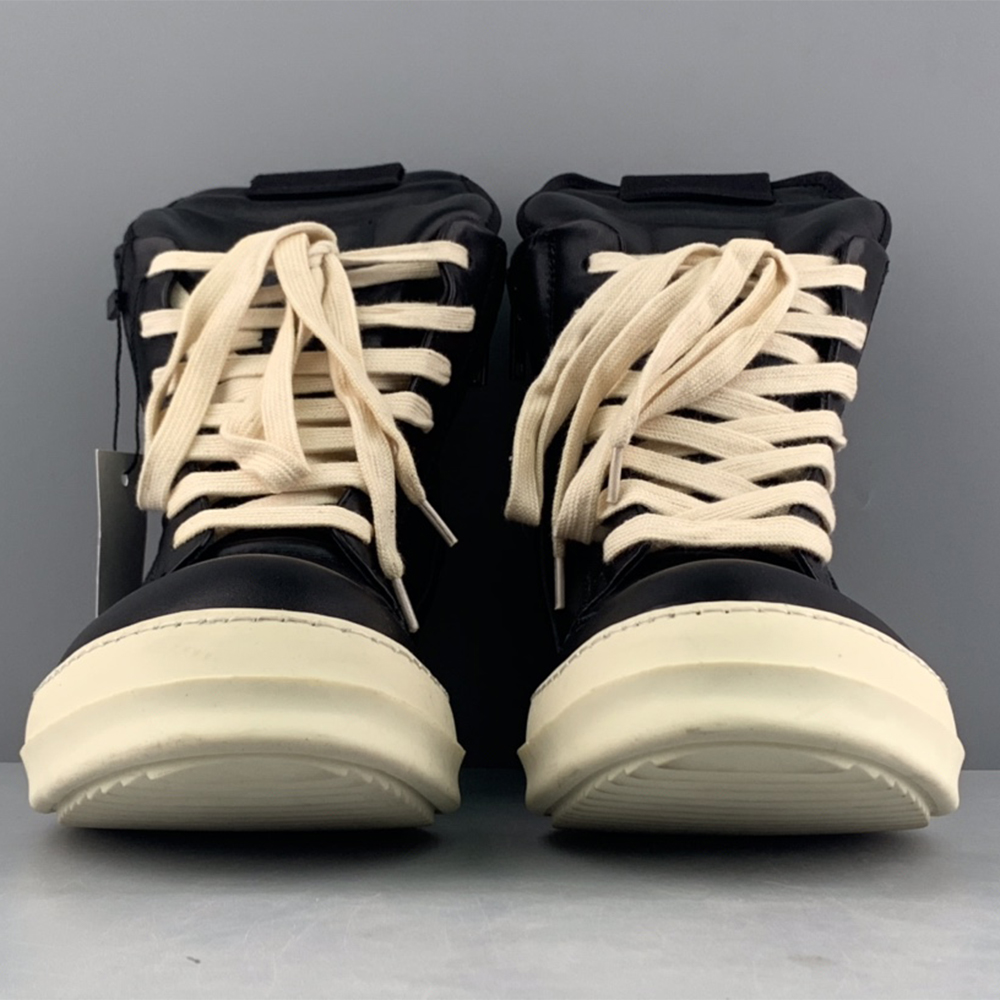 Rick Owens Geobasket High-Top Sneakers Black - EUR FASHION