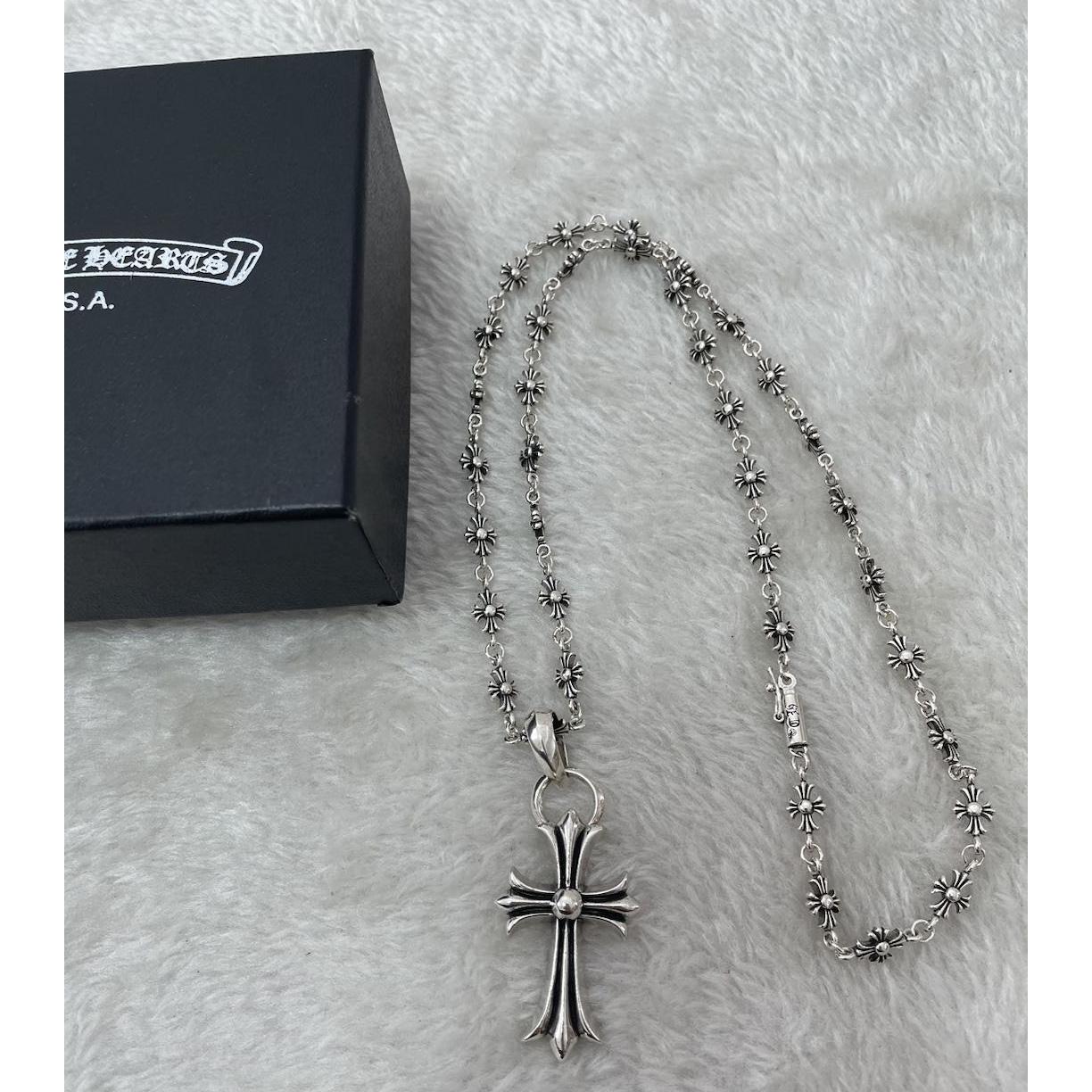 Chrome Heart Cross Necklace - EUR FASHION