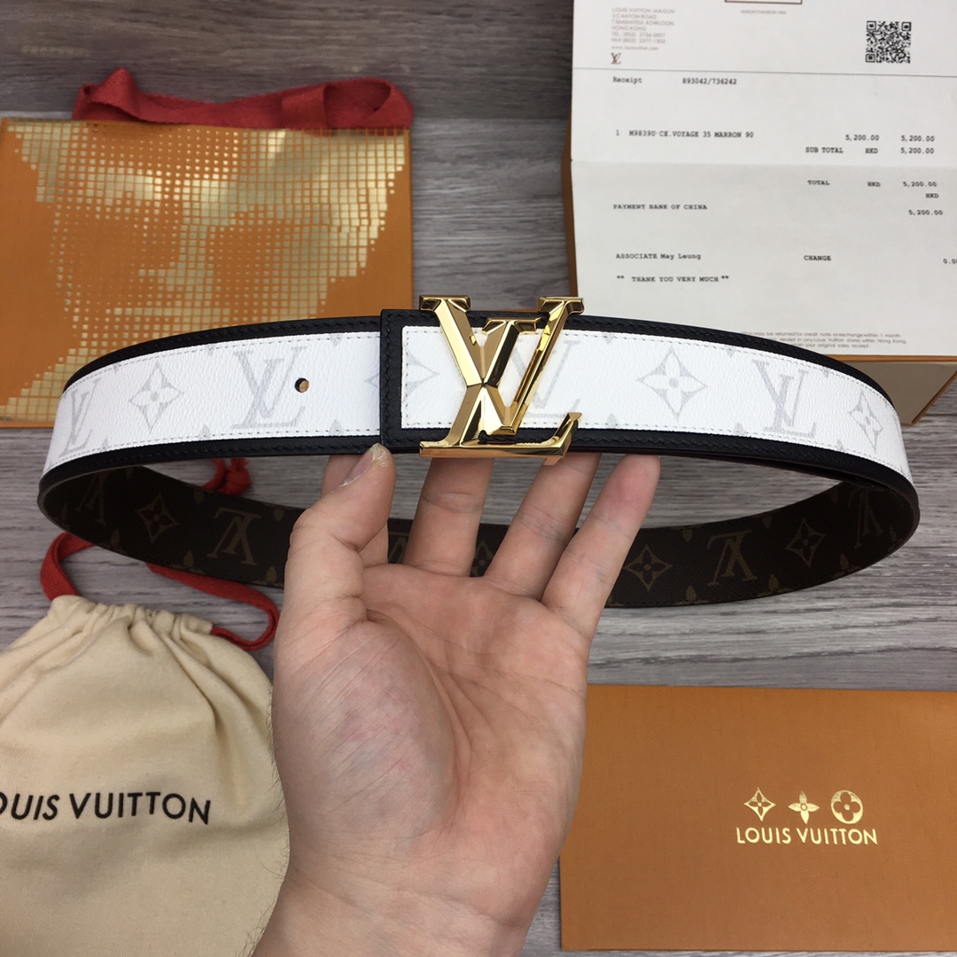 Louis Vuitton Shape 40MM Reversible Belt - EUR FASHION