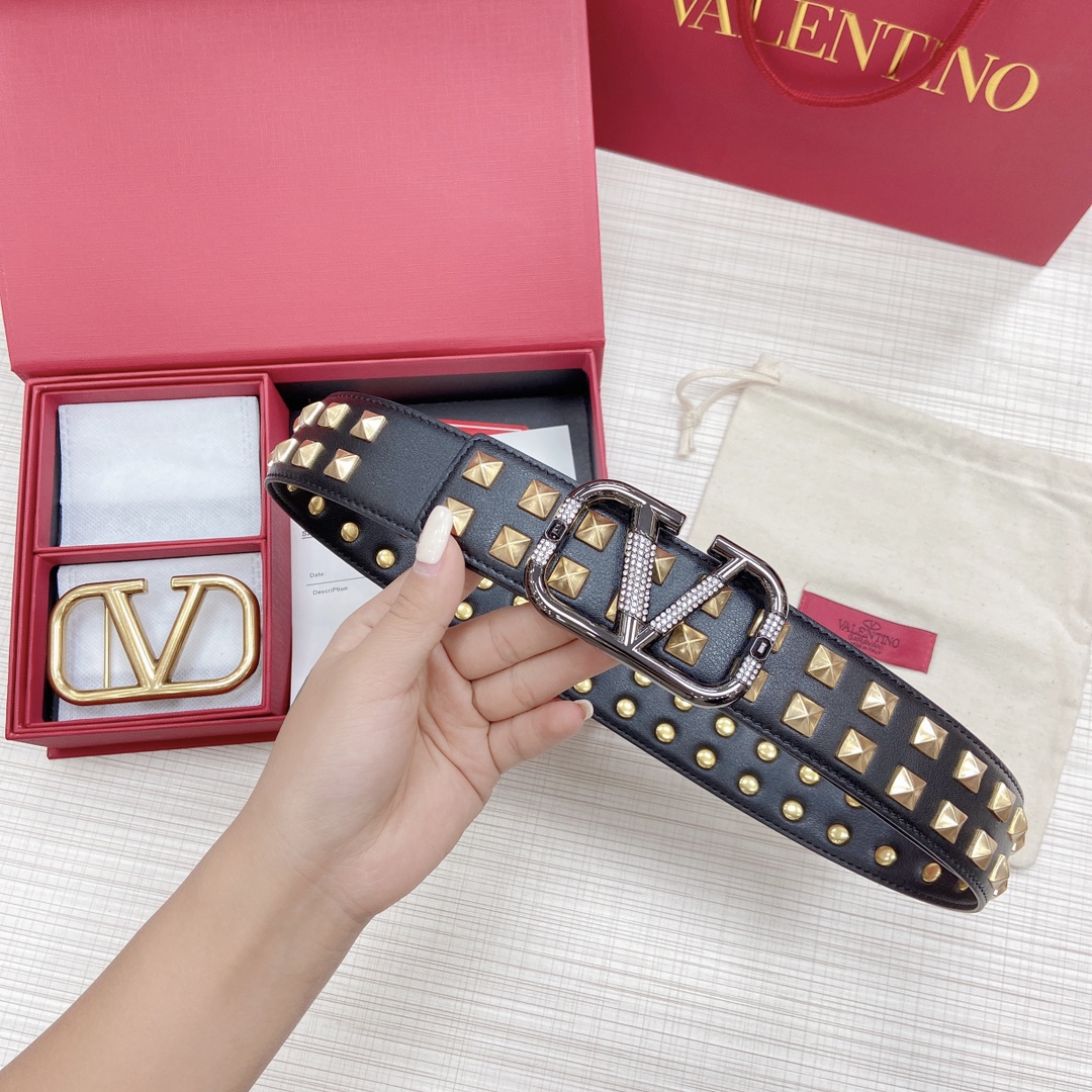 Valenti VLogo Signature 40MM  Belt - EUR FASHION