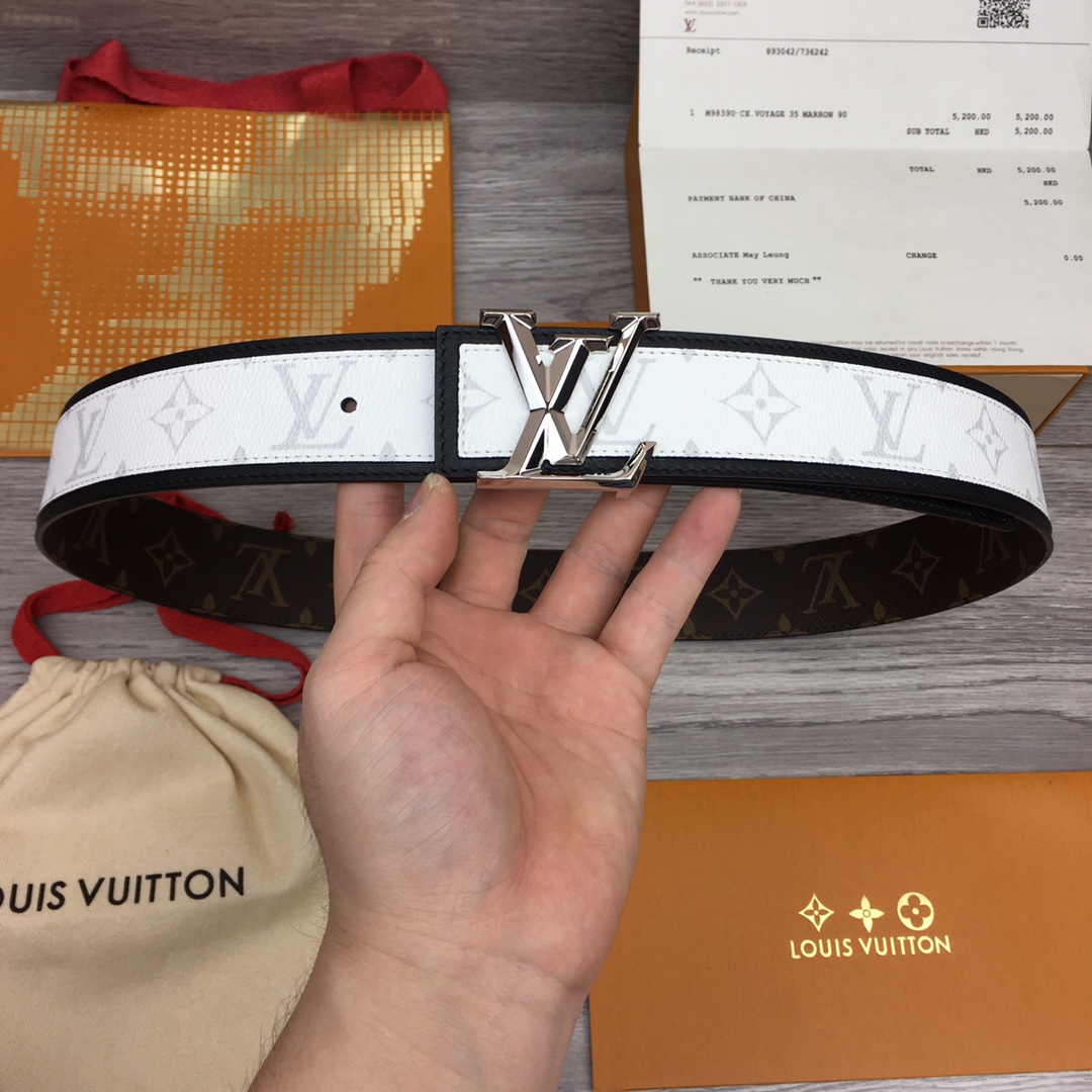 Louis Vuitton Shape 40MM Reversible Belt - EUR FASHION