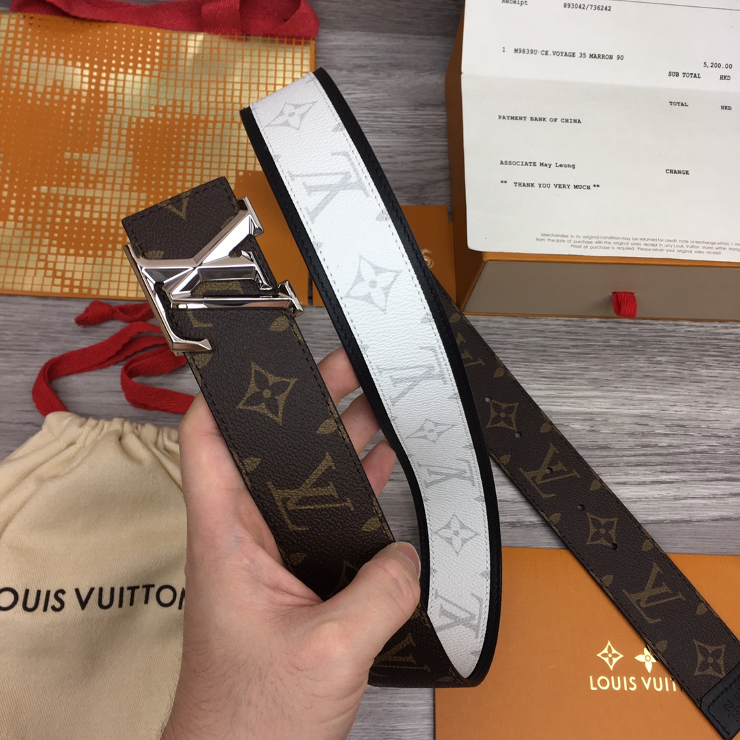 Louis Vuitton Shape 40MM Reversible Belt - EUR FASHION