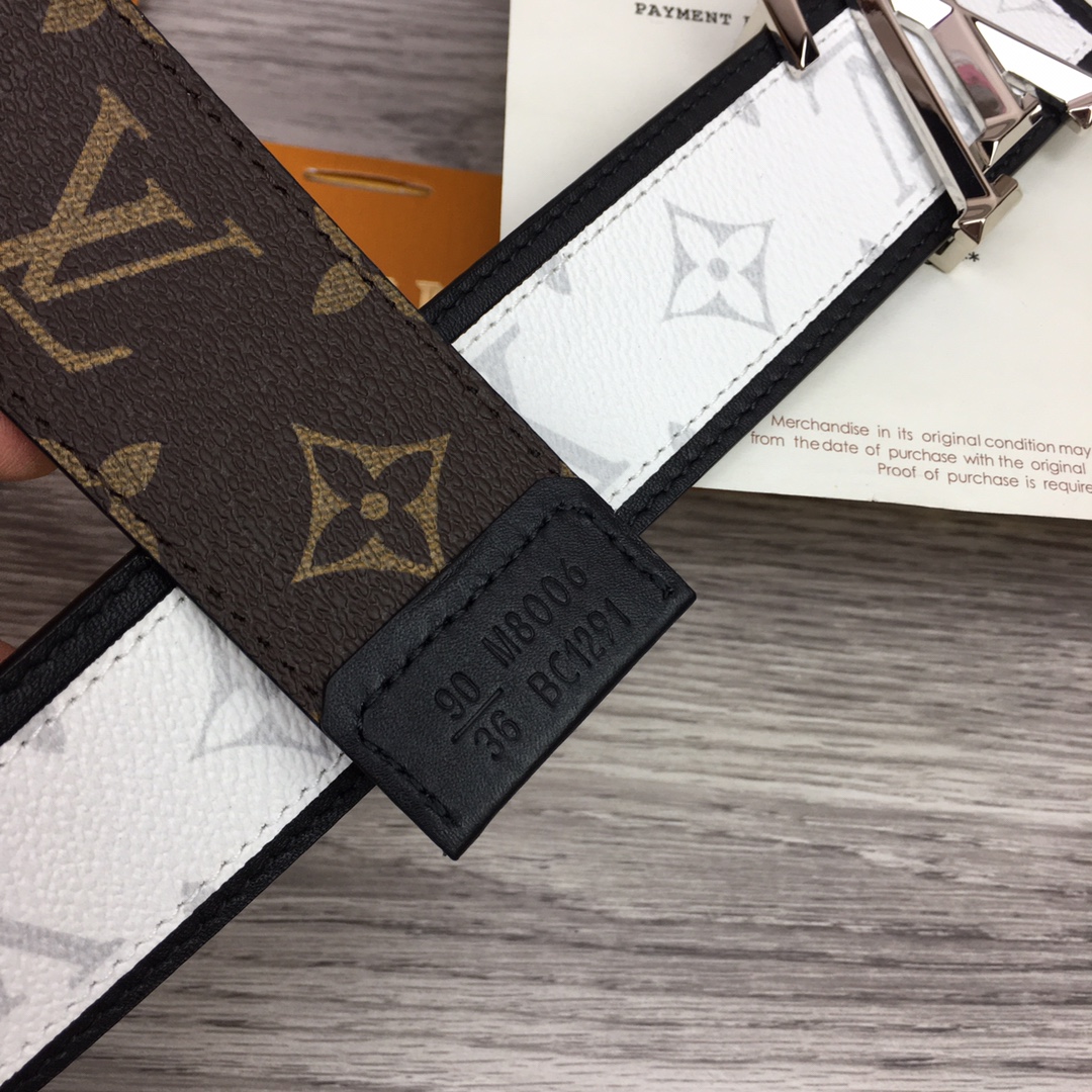 Louis Vuitton Shape 40MM Reversible Belt - EUR FASHION