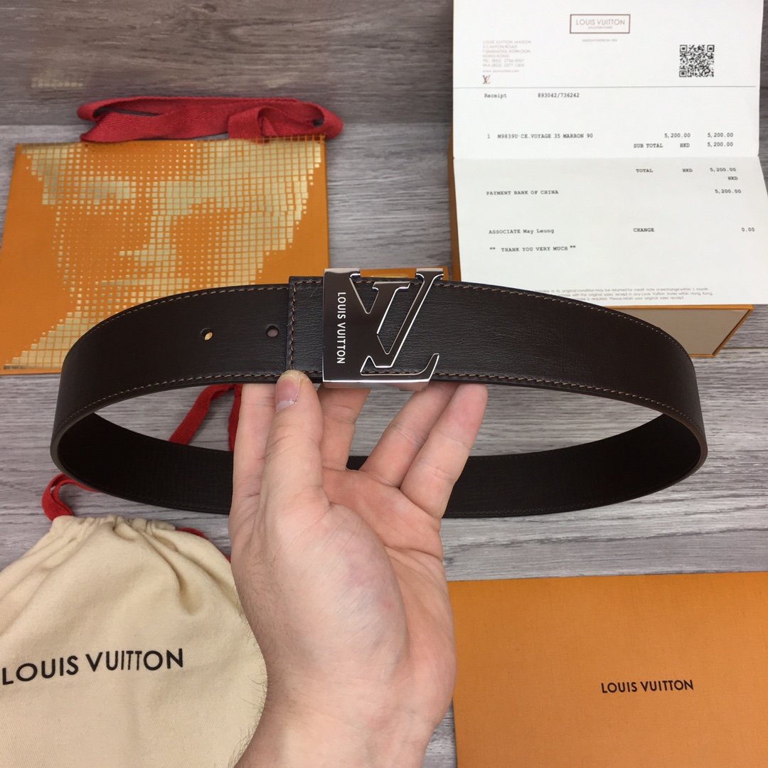 Louis Vuitton Shape 40MM Reversible Belt - EUR FASHION