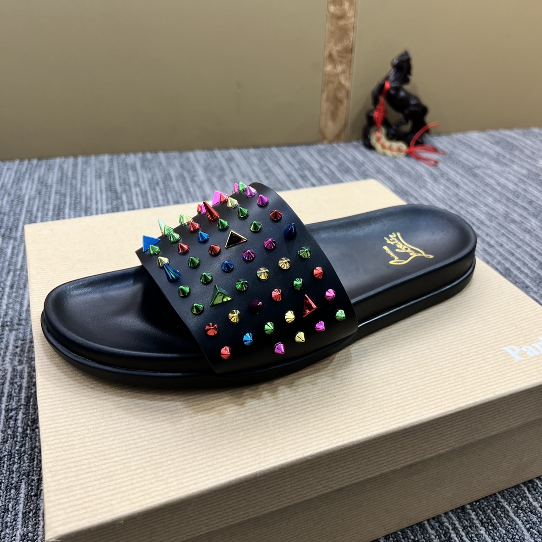 Christian Louboutin  Men Slippers Flats - EUR FASHION