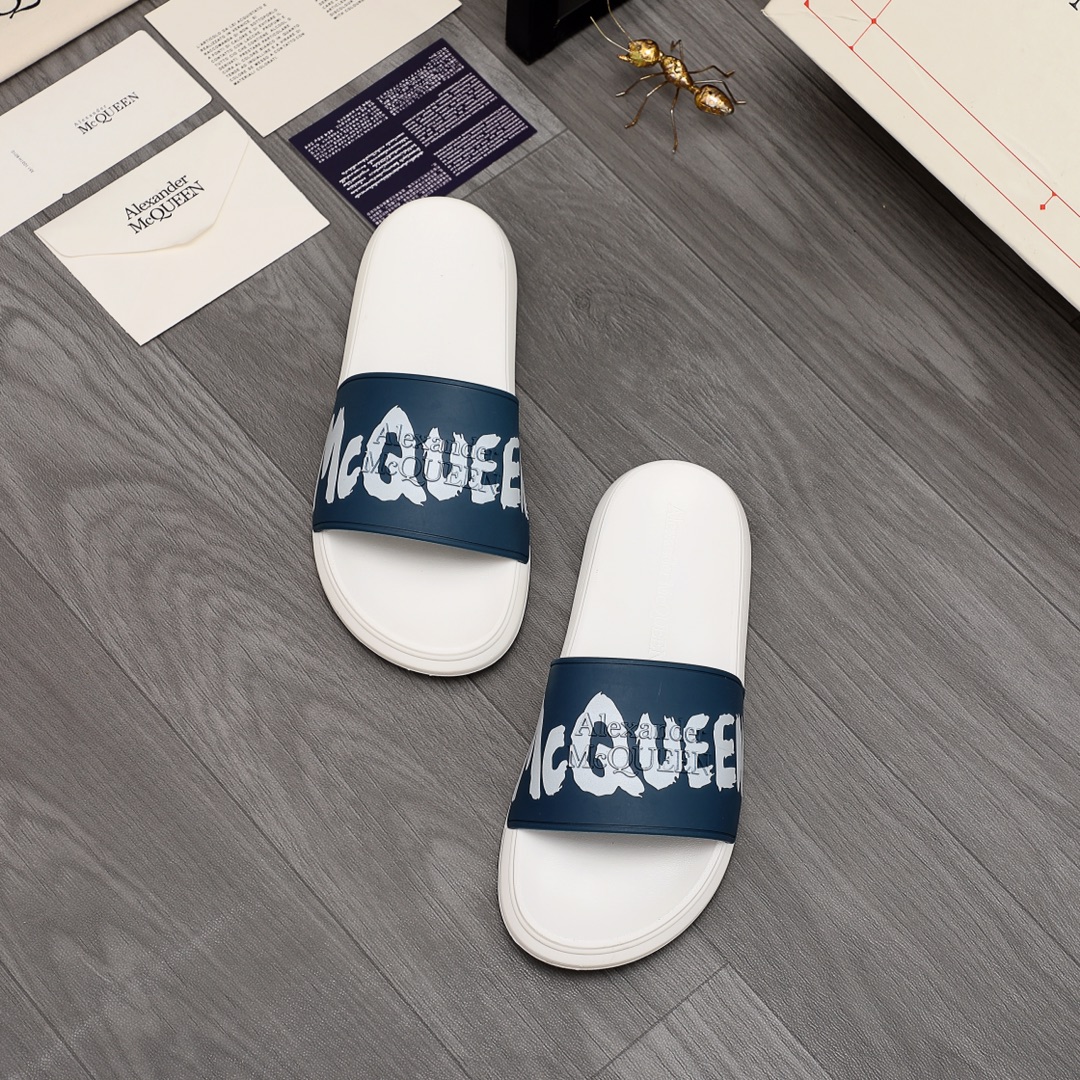 Alexander Mqueen Logo Slipper - EUR FASHION