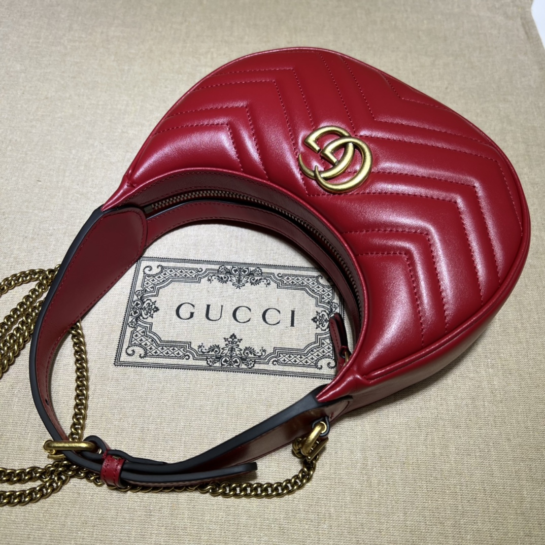 Gucci GG  Leather Handle Bag（21-11-5CM） - EUR FASHION