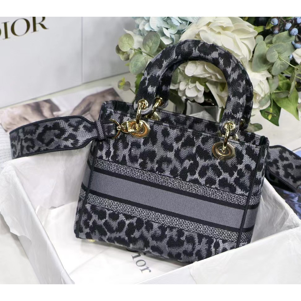 Dior Leopard Print Lady Bag（24-20-11CM） - EUR FASHION