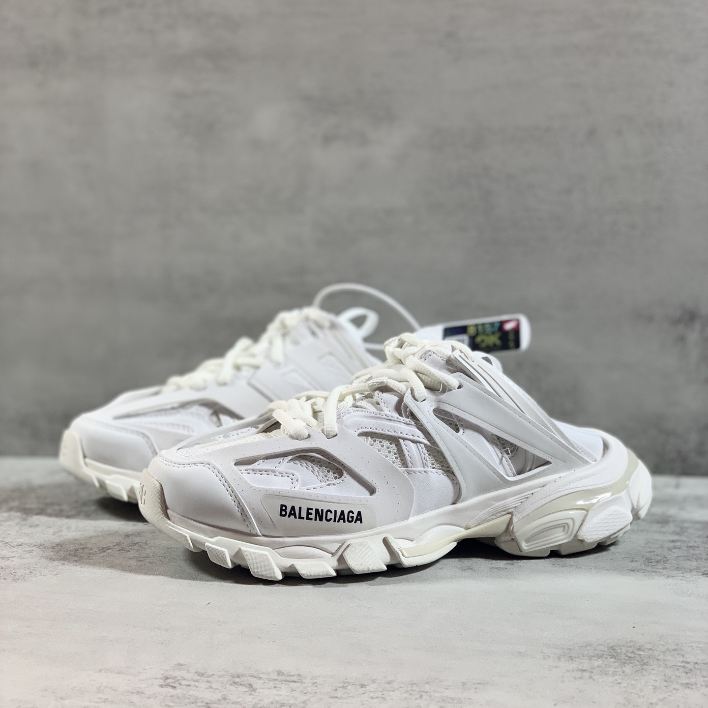 Balenciaga Track Mule In White - EUR FASHION