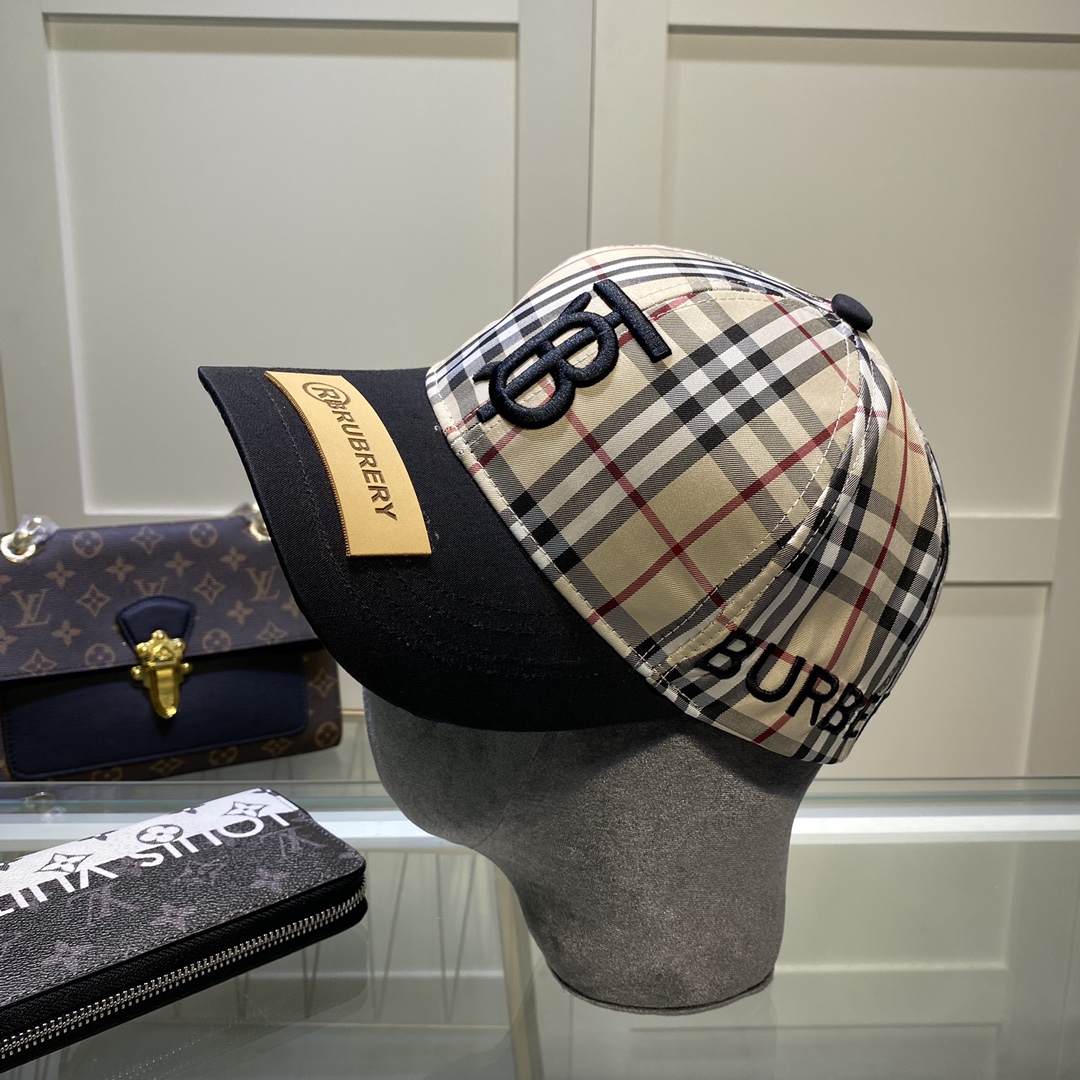 Burberry Monogram Motif Icon Stripe Baseball Cap - EUR FASHION