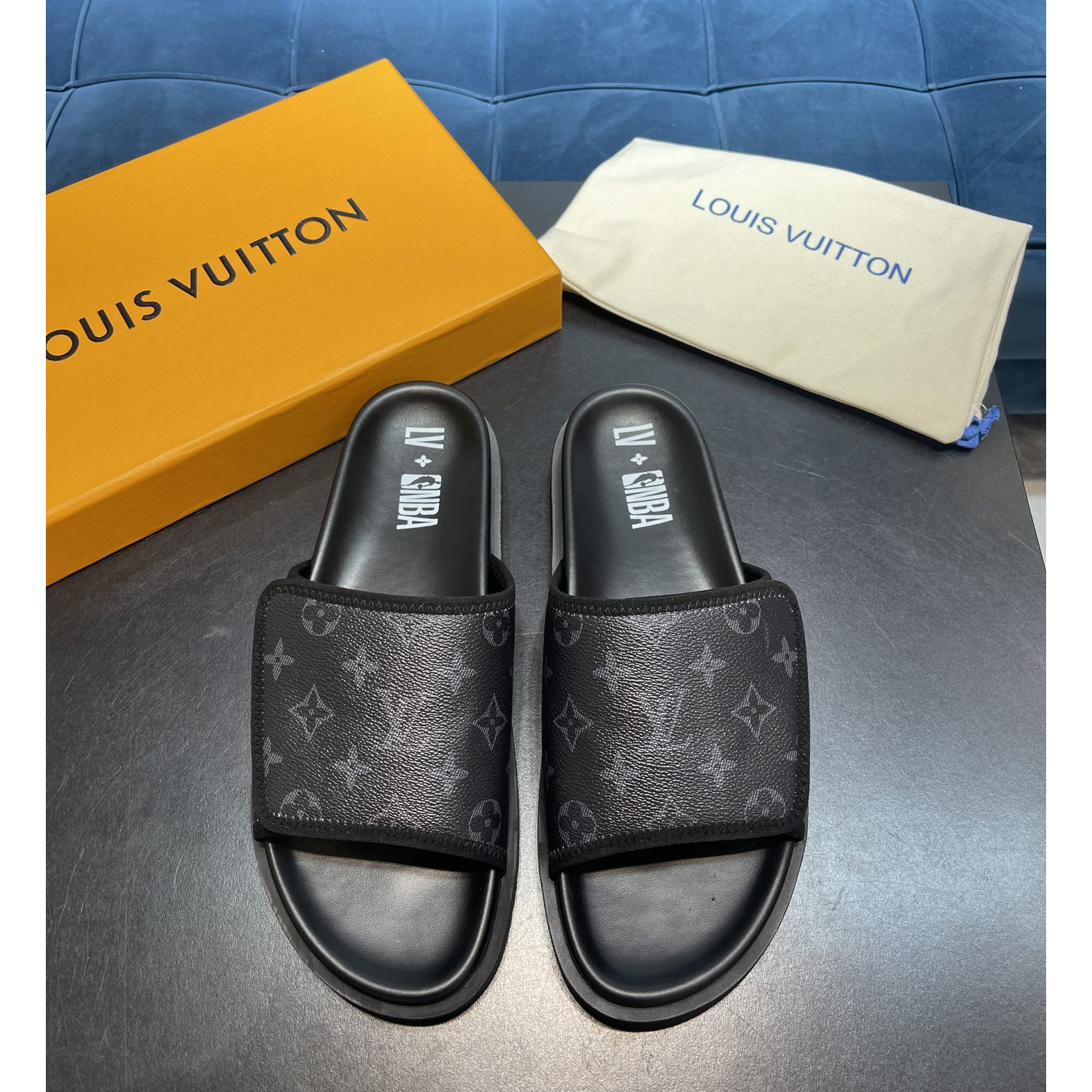 Louis Vuitton x NBA Monogram Slipper - EUR FASHION