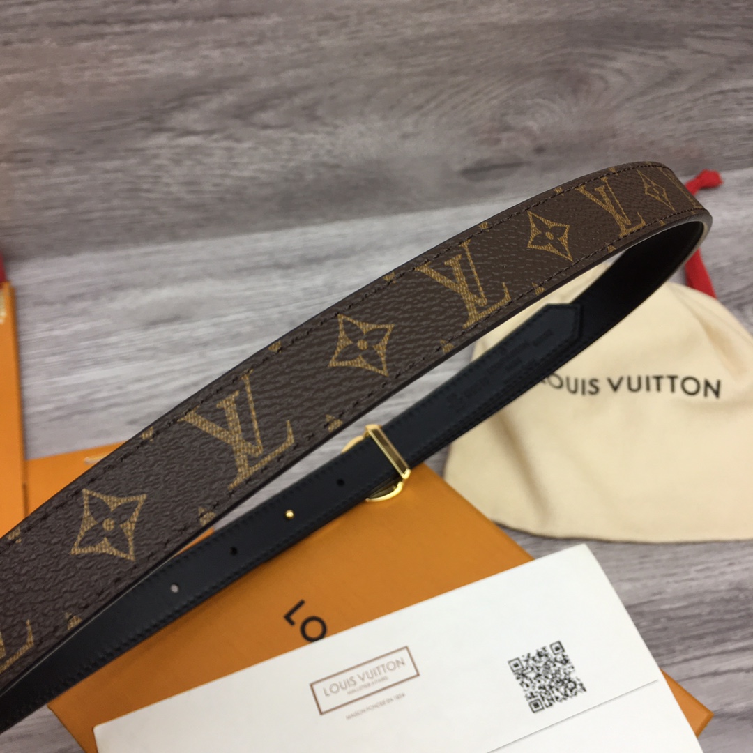 Louis Vuitton Squared LV 20mm Belt - EUR FASHION