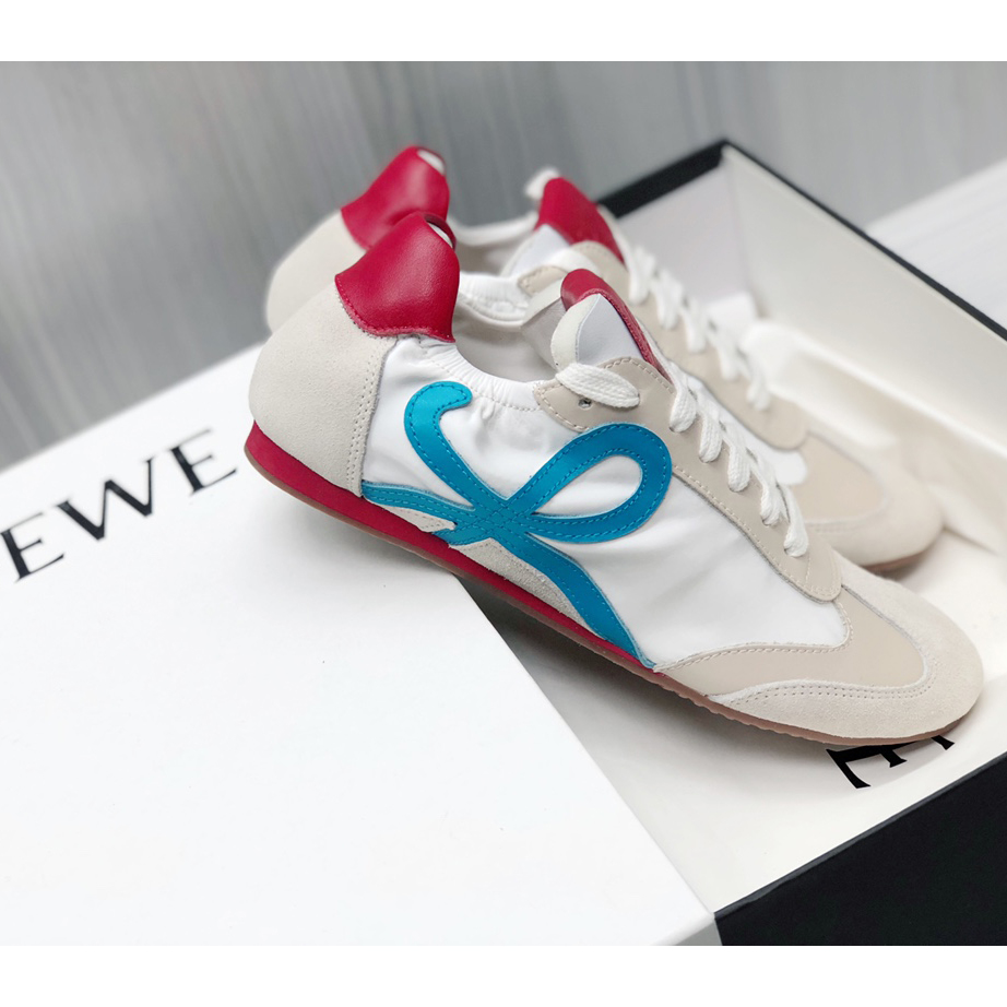 Loewe Ballet Runner In Nylon And Calfskin - EUR FASHION