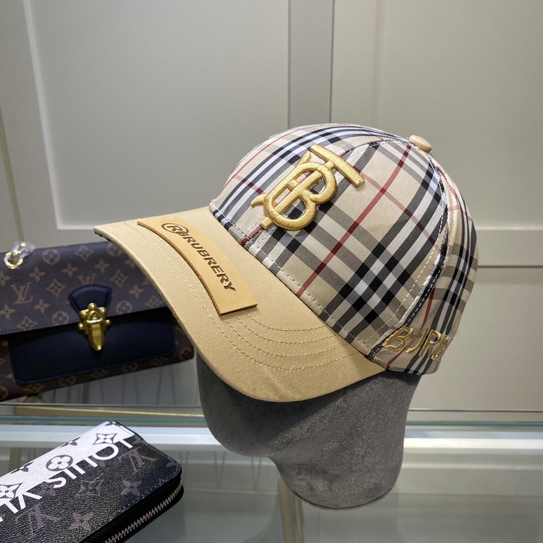 Burberry Monogram Motif Icon Stripe Baseball Cap - EUR FASHION