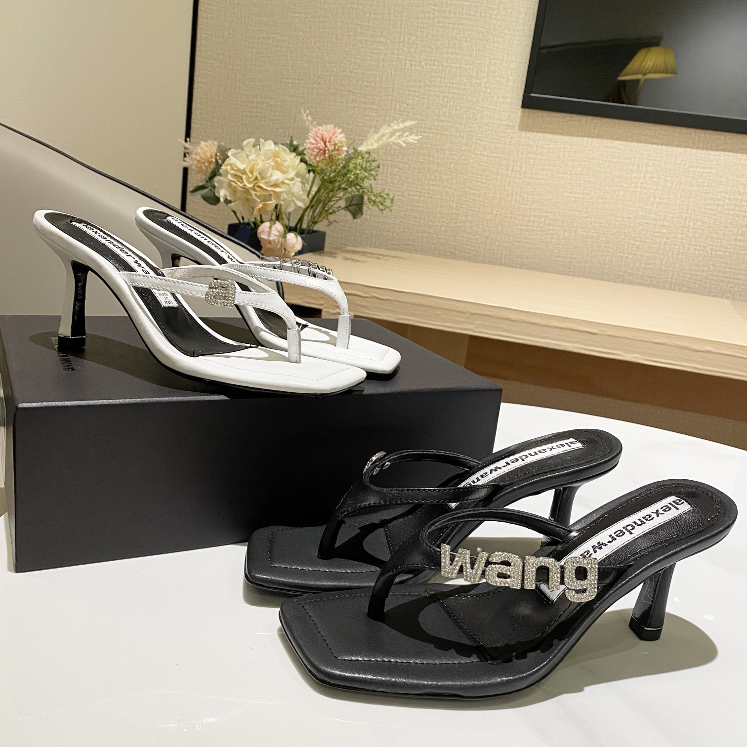 Alexander Wang Clip Toe High-Heeled Sandals - EUR FASHION