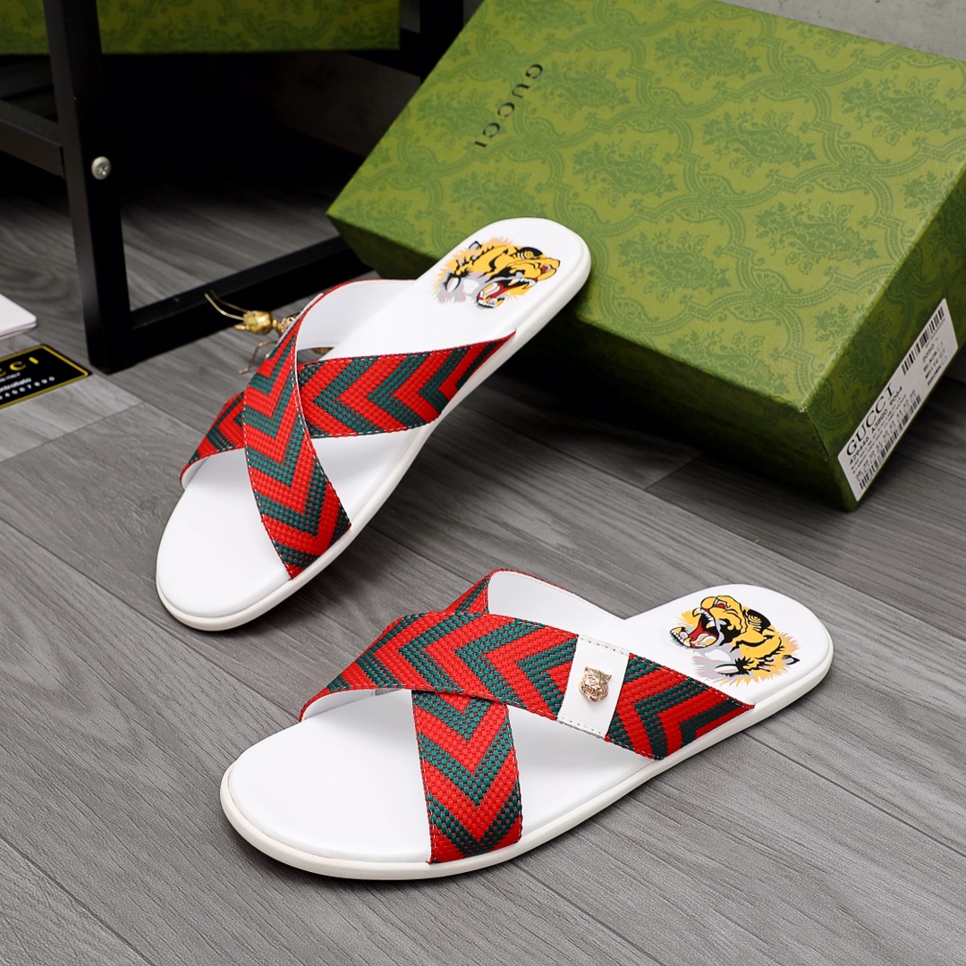 Gucci Web Slide Sandal - EUR FASHION