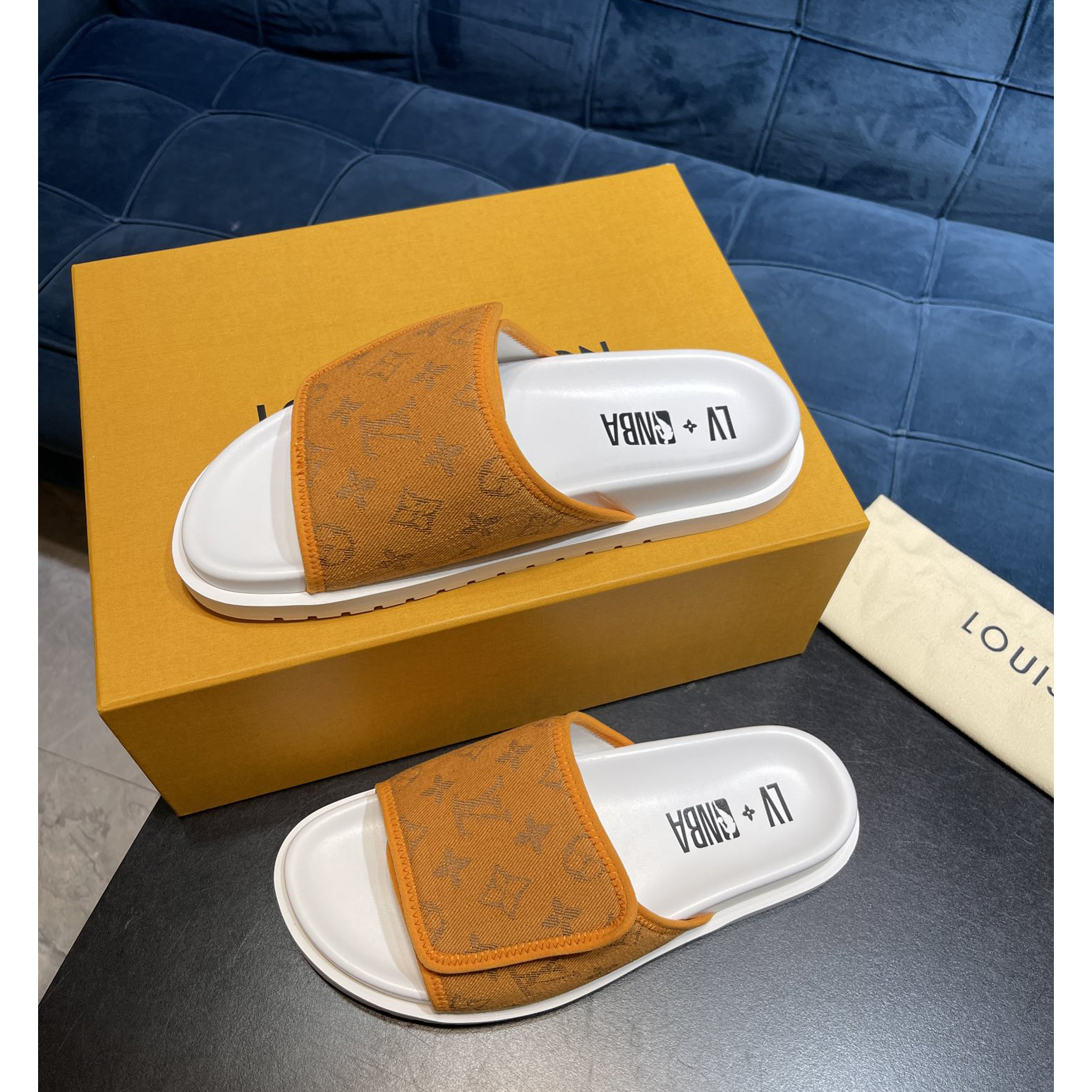 Louis Vuitton x NBA Monogram Slipper - EUR FASHION