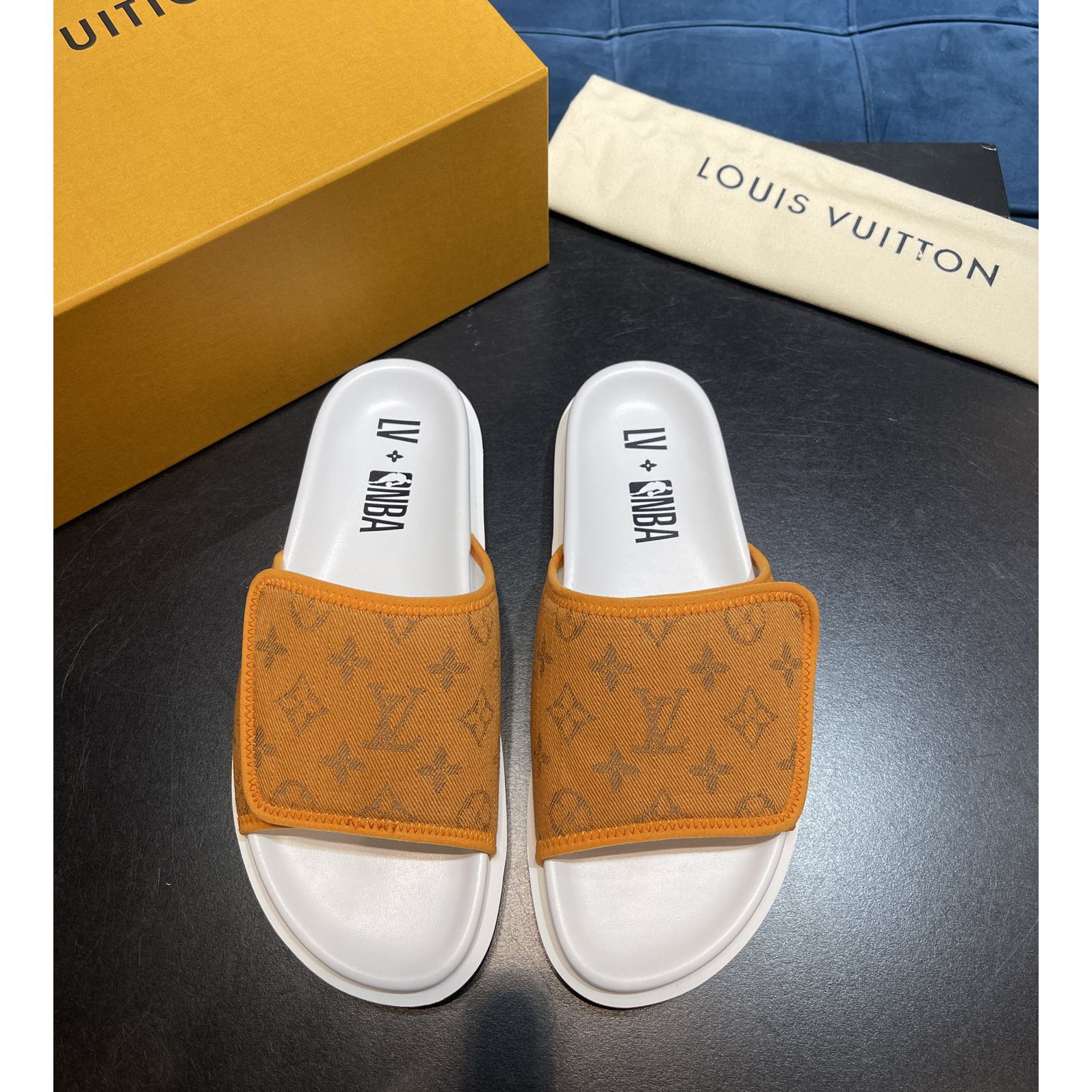 Louis Vuitton x NBA Monogram Slipper - EUR FASHION