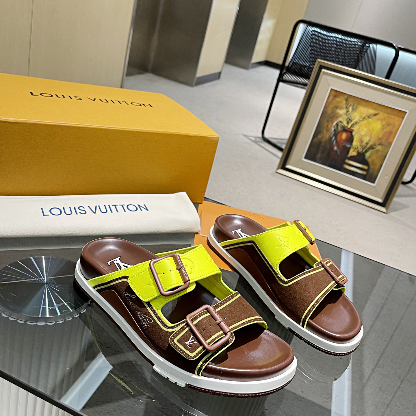 Louis Vuitton Men's Trainer Slippers - EUR FASHION