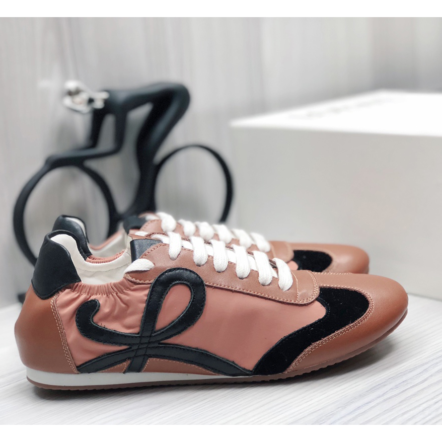 Loewe Ballet Runner In Nylon And Calfskin - EUR FASHION