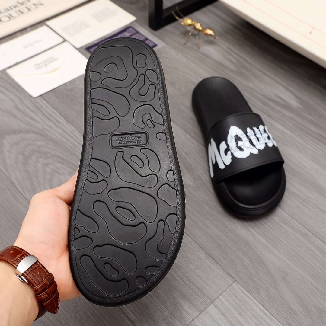 Alexander Mqueen Logo Slipper - EUR FASHION