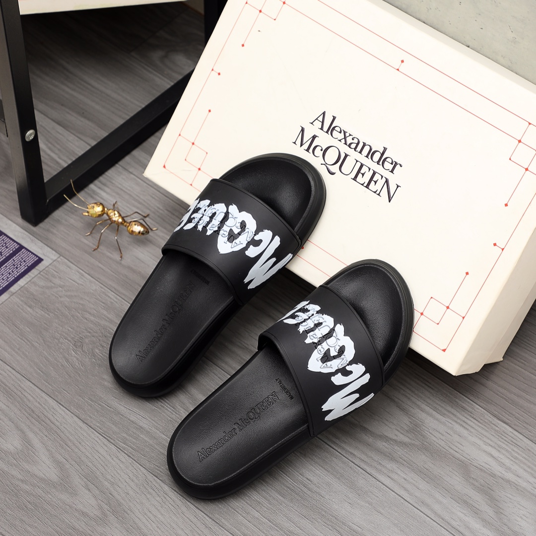 Alexander Mqueen Logo Slipper - EUR FASHION