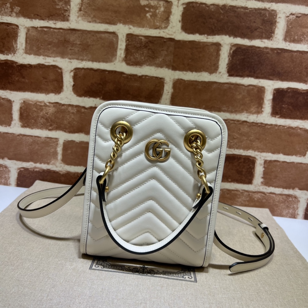 Gucci GG  Marmont Mini Handbag （16-19-7CM） - EUR FASHION