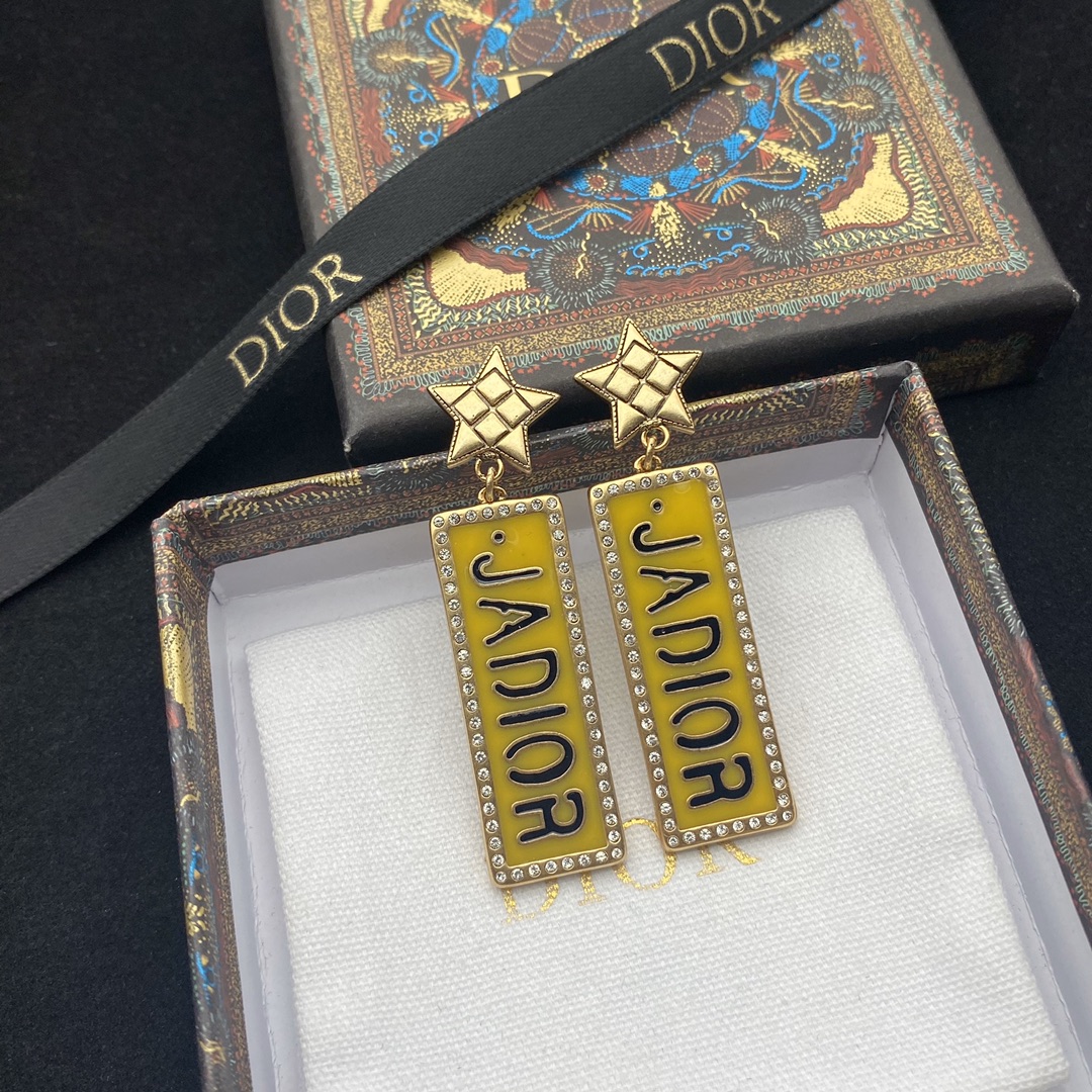 Dior Square Earrings  - EUR FASHION