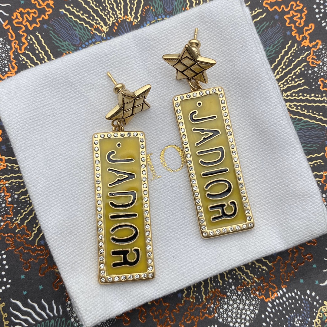 Dior Square Earrings  - EUR FASHION