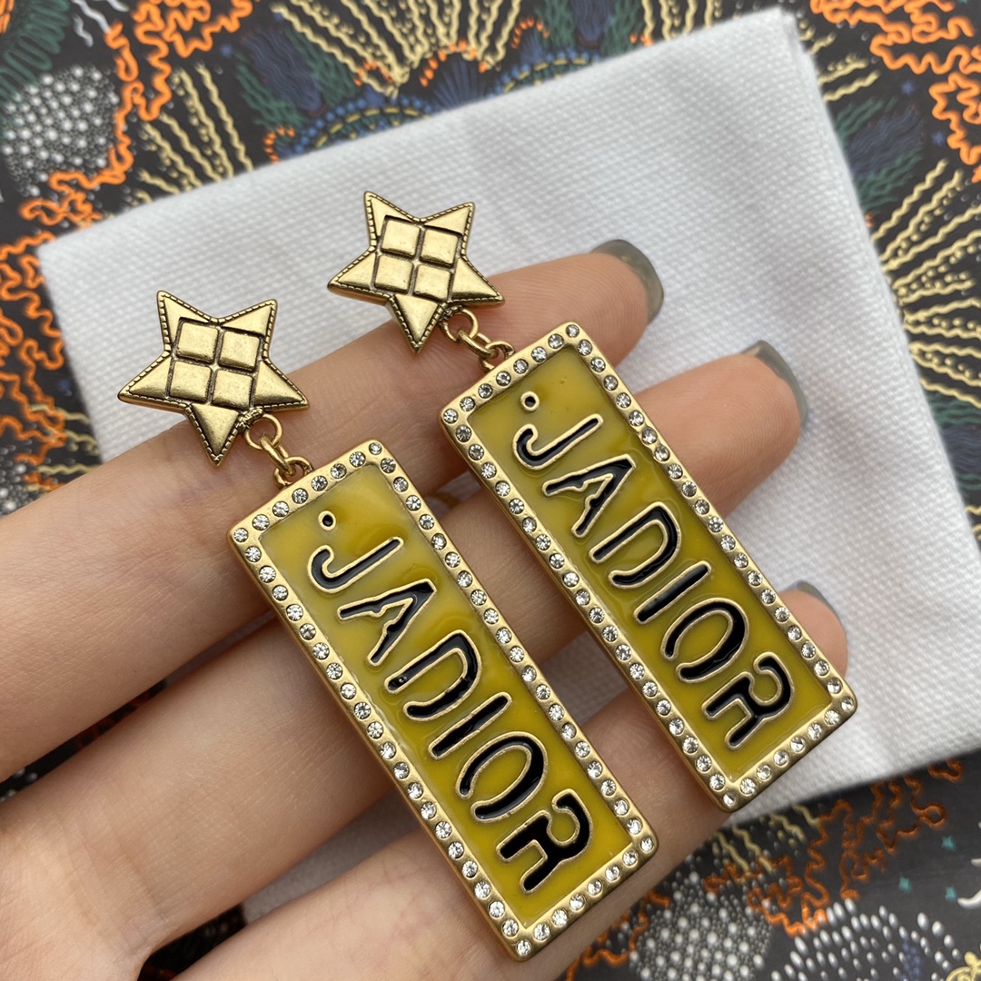 Dior Square Earrings  - EUR FASHION