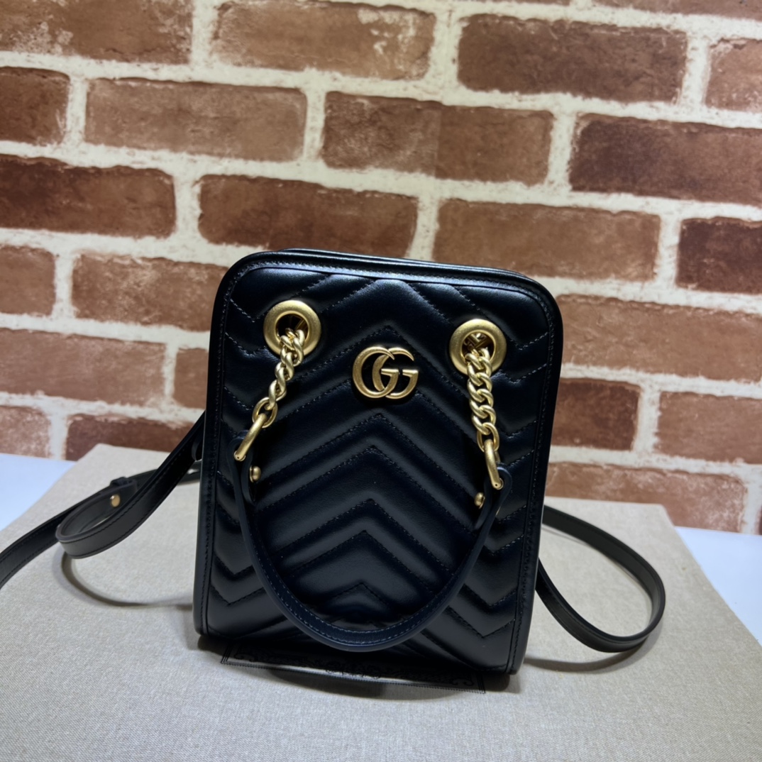 Gucci GG  Marmont Mini Handbag （16-19-7CM） - EUR FASHION