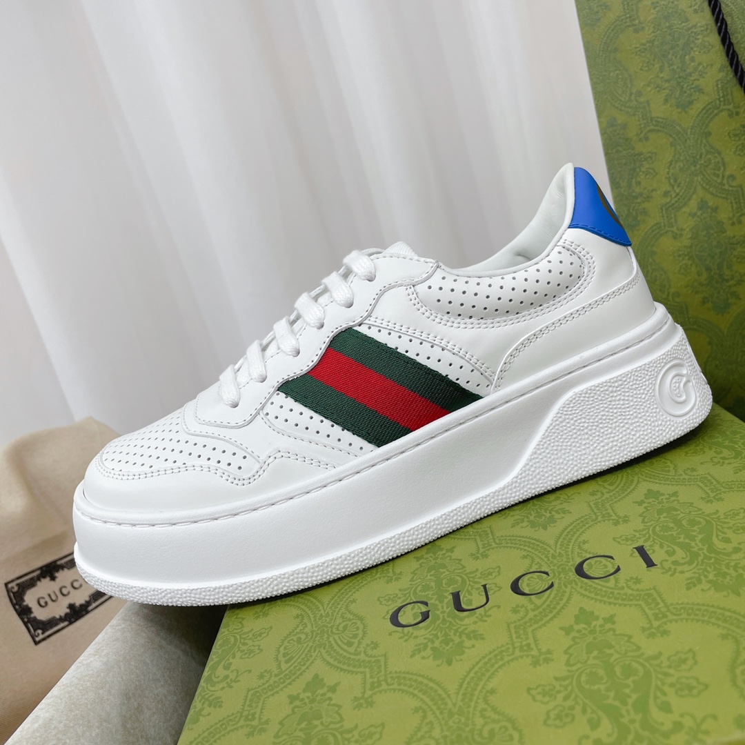 Gucci GG Chunky B Series Men's &Women's Sneakers With Web(Upon UK SIZE) - EUR FASHION