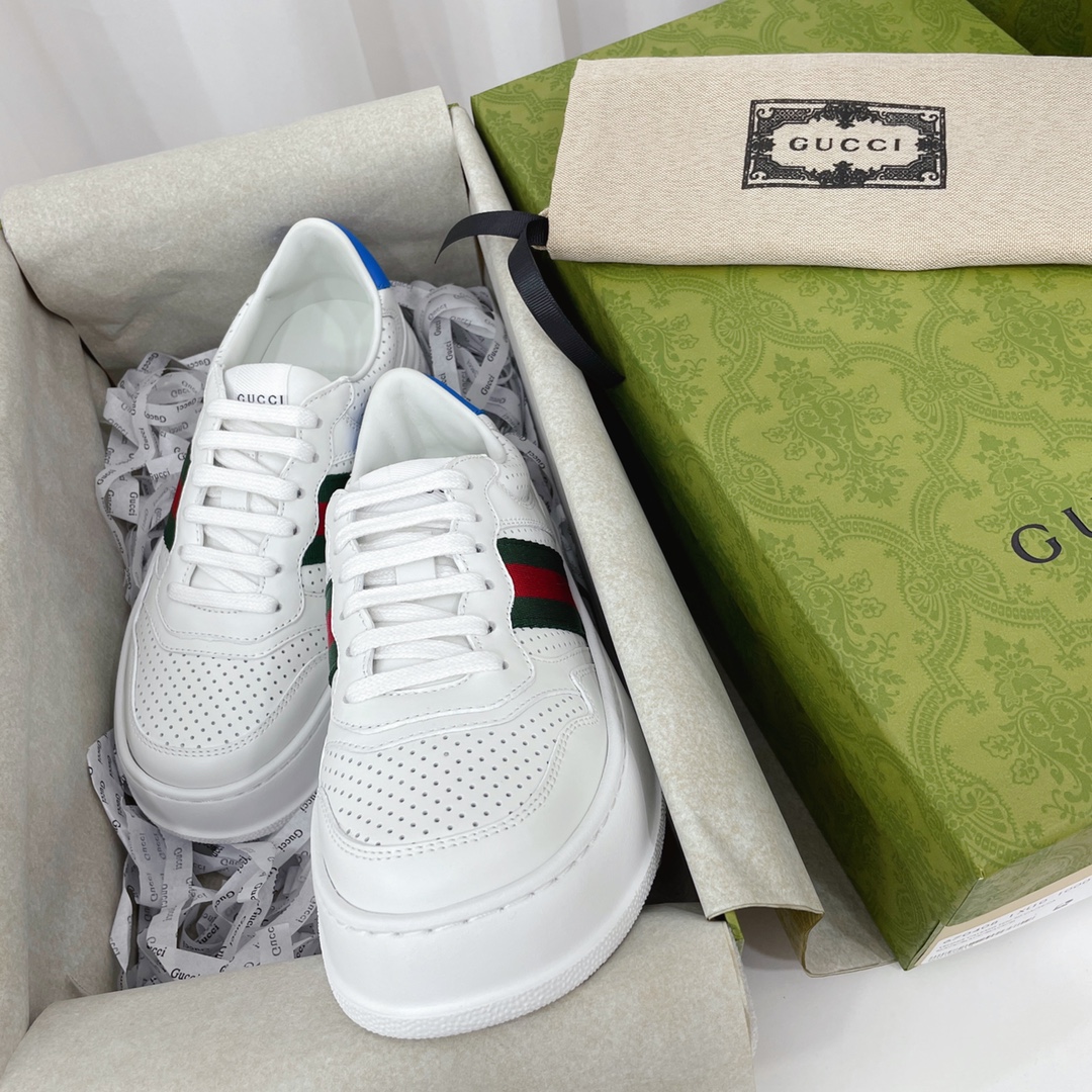 Gucci GG Chunky B Series Men's &Women's Sneakers With Web(Upon UK SIZE) - EUR FASHION