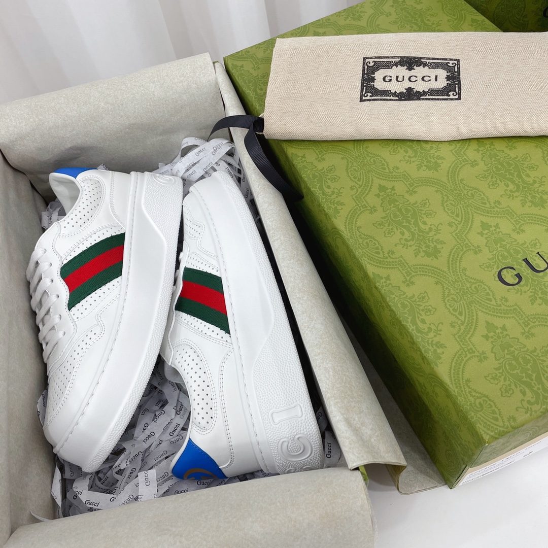 Gucci GG Chunky B Series Men's &Women's Sneakers With Web(Upon UK SIZE) - EUR FASHION