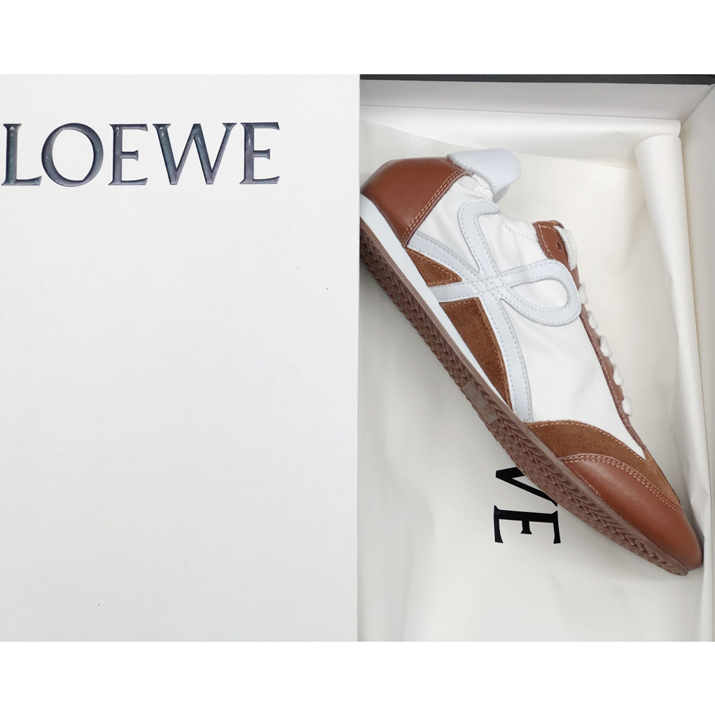 Loewe Ballet Runner In Nylon And Calfskin - EUR FASHION