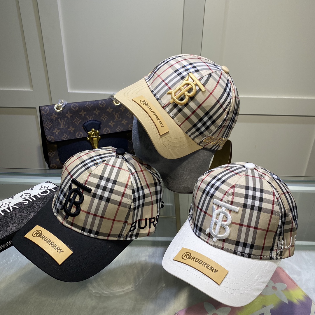 Burberry Monogram Motif Icon Stripe Baseball Cap - EUR FASHION