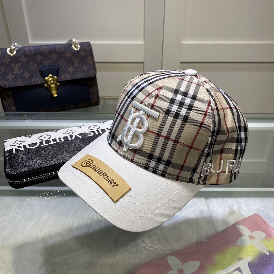 Burberry Monogram Motif Icon Stripe Baseball Cap - EUR FASHION