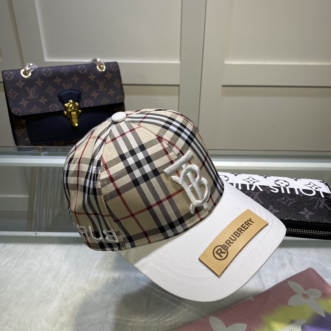 Burberry Monogram Motif Icon Stripe Baseball Cap - EUR FASHION