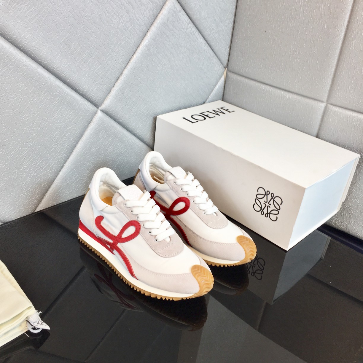 Loewe Flow Runner In Calfskin - EUR FASHION