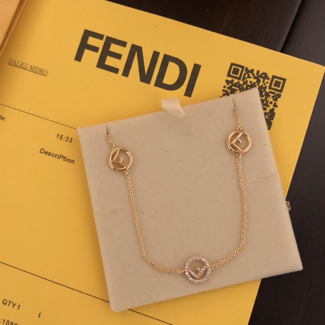 Fendi F Is Fendi Necklace - EUR FASHION