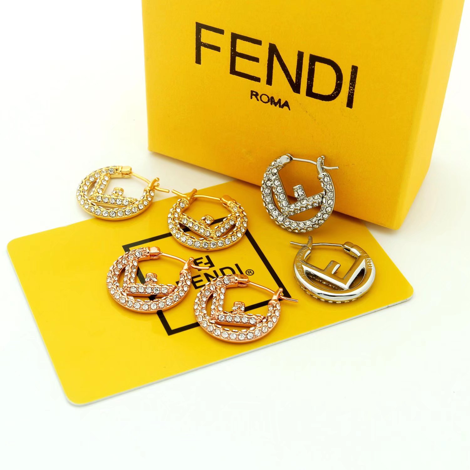 Fendi F Is Fendi Earrings - EUR FASHION