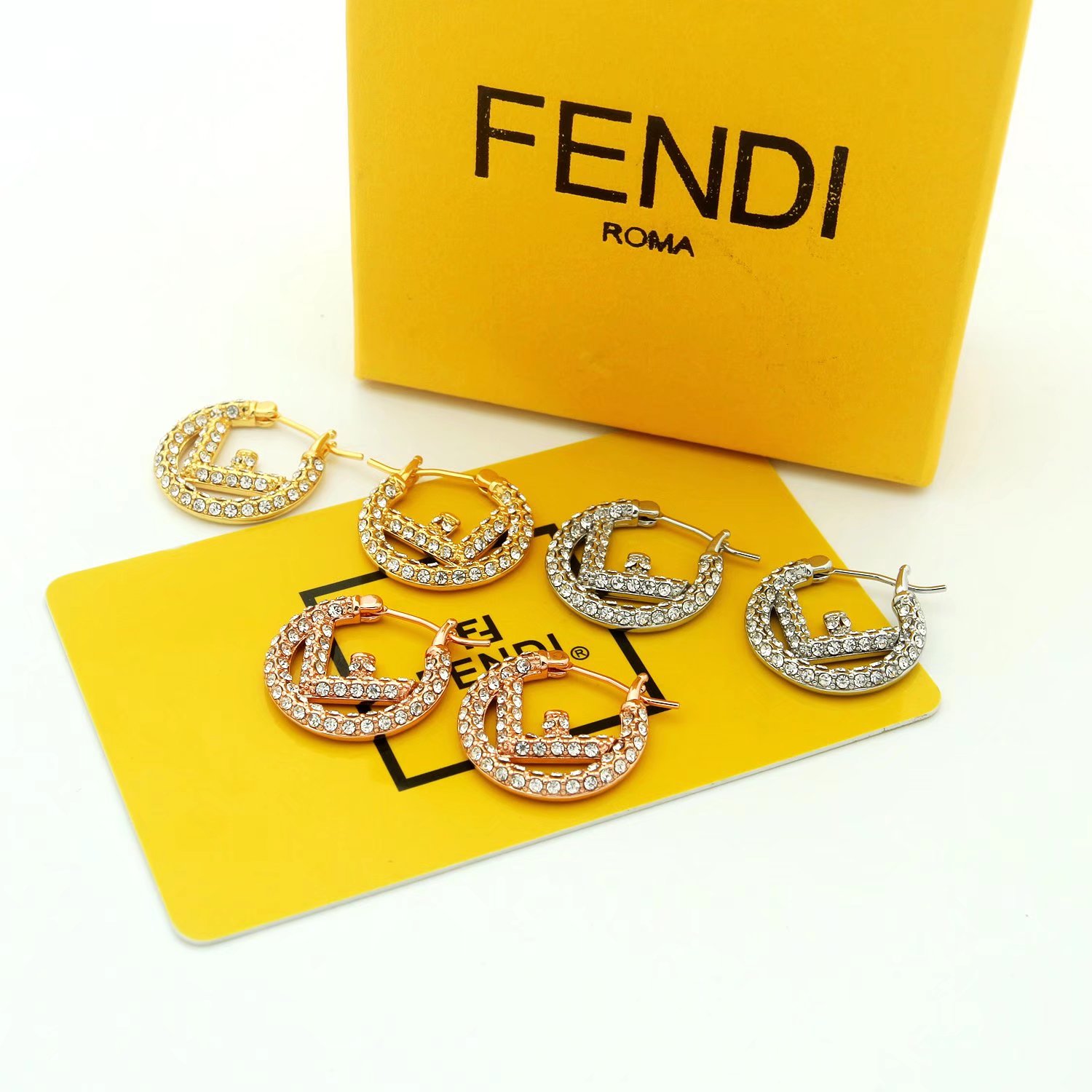 Fendi F Is Fendi Earrings - EUR FASHION