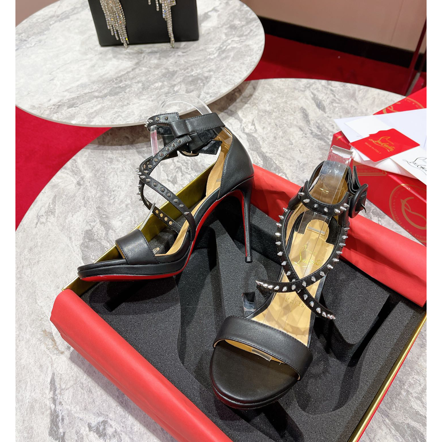 Christian Louboutin Choca Lux Sandals    - EUR FASHION