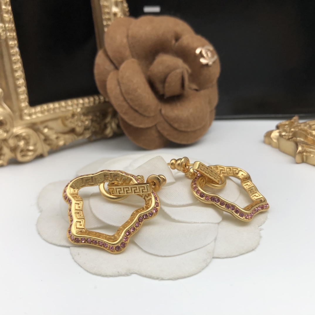 Versace La Medusa Curve Earrings - EUR FASHION