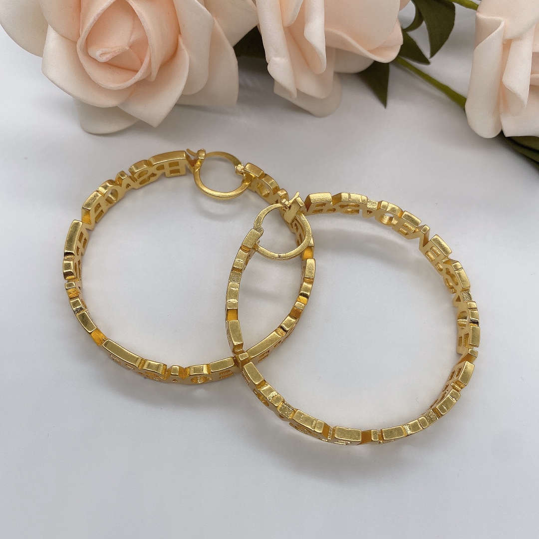 Versace Fendace Hoop Earrings - EUR FASHION