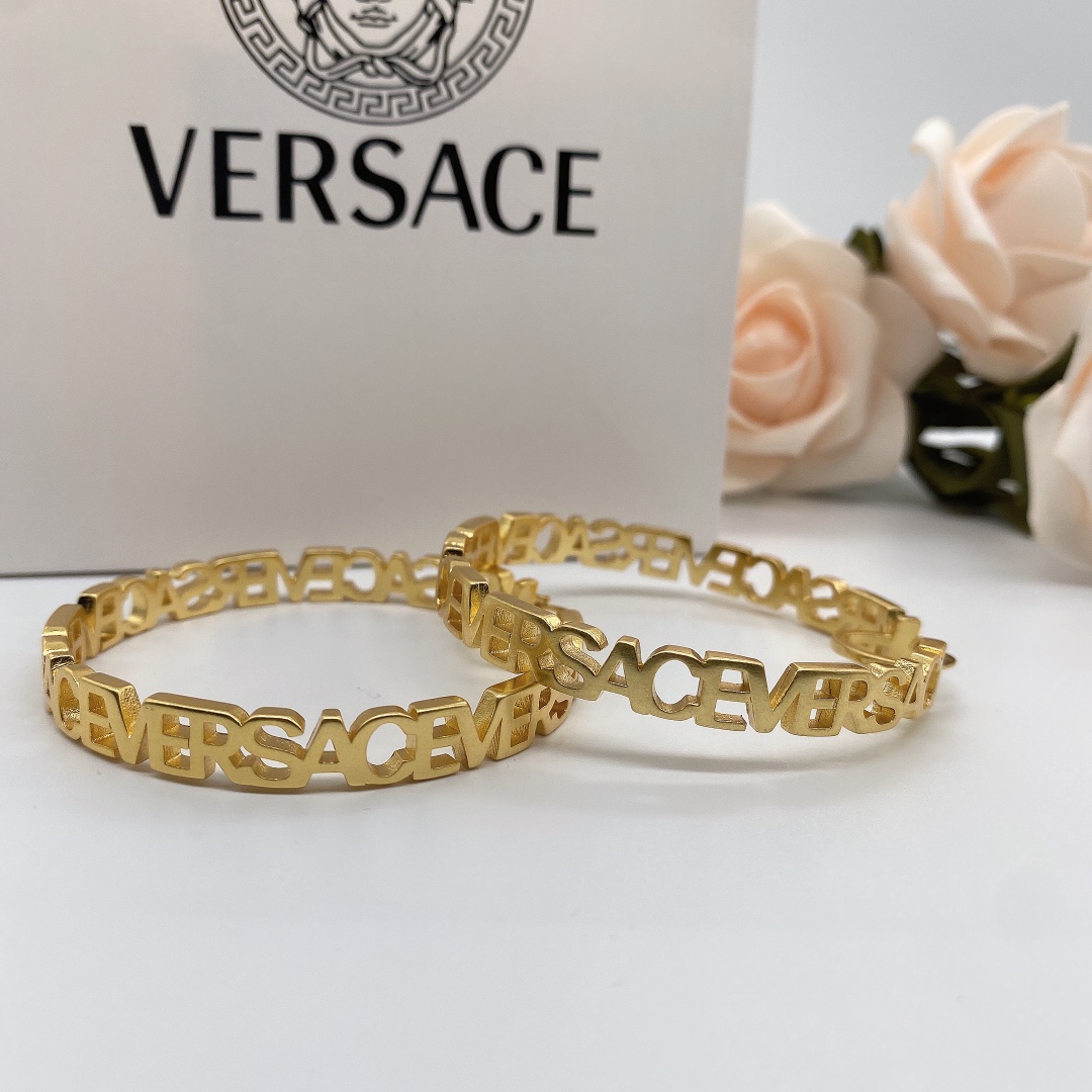 Versace Fendace Hoop Earrings - EUR FASHION