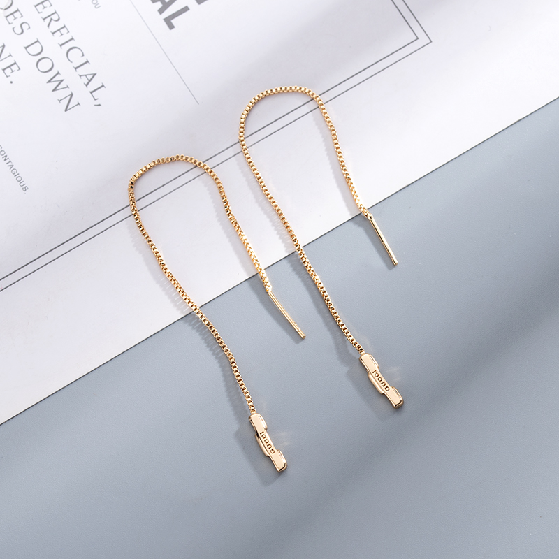 Gucci  Link To Love Chain Earrings With 'Gucci' Bar - EUR FASHION